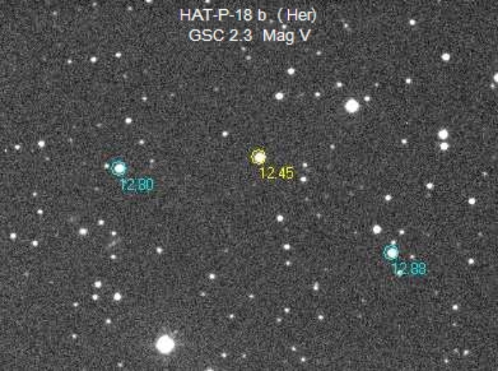 Chart - HAT-P-18, JD 2455717.39851