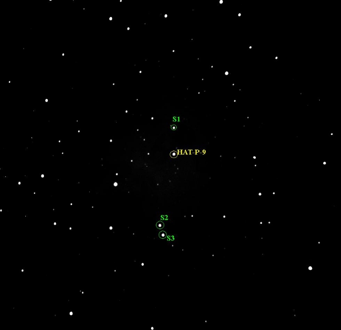 Chart - HAT-P-9, JD 2455618.19553