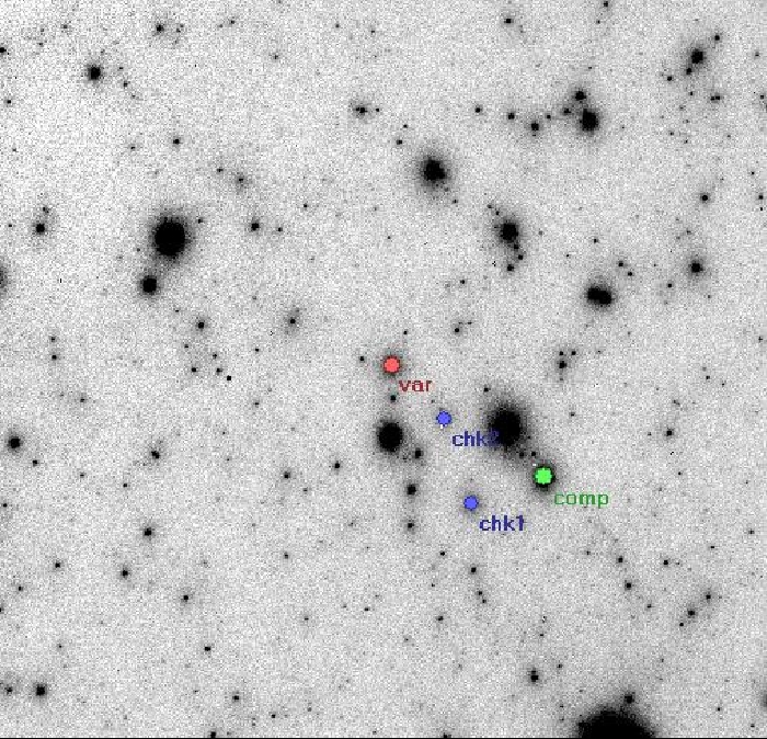 Chart - V0651 Cas, JD 2455751.40818