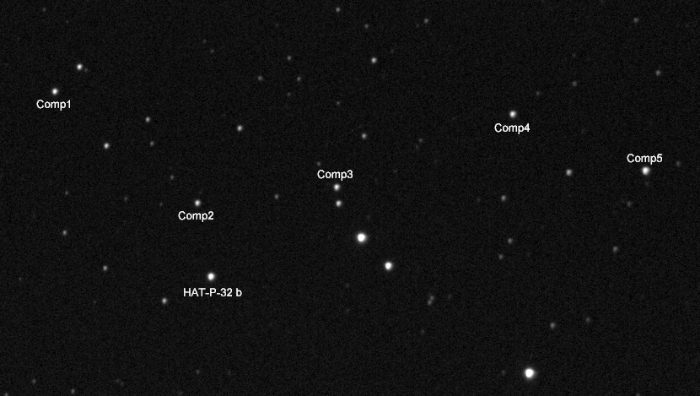 Chart - HAT-P-32, JD 2455807.19630