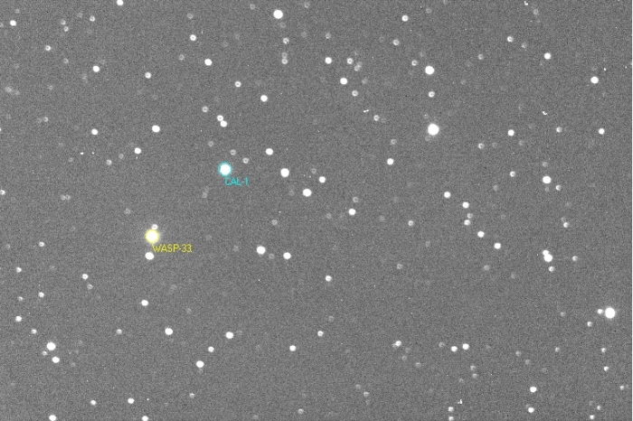 Chart - WASP-33, JD 2455834.31399