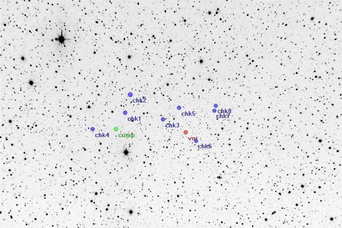 Chart - HAT-P-23, JD 2455838.25861