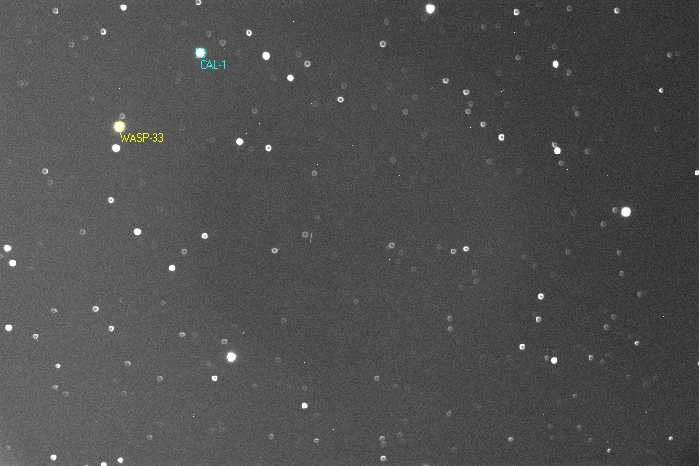 Chart - WASP-33, JD 2455840.38880
