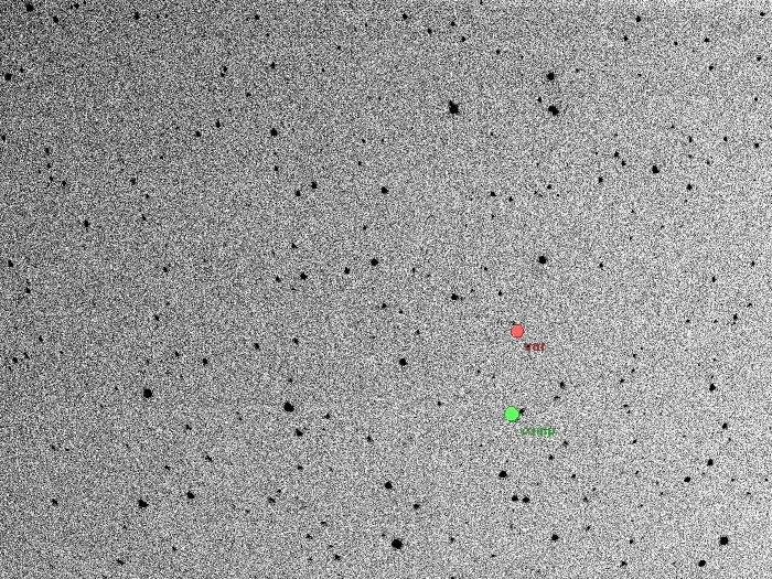 Chart - WASP-1, JD 2455850.23543