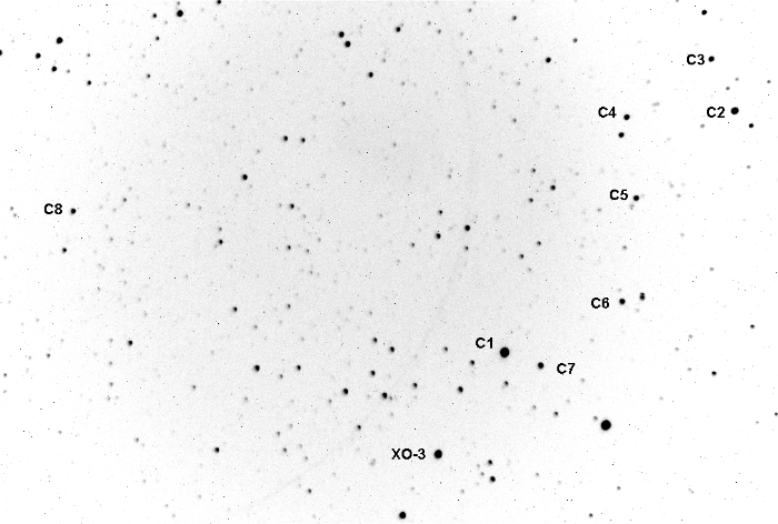 Chart - XO-3, JD 2455850.90714