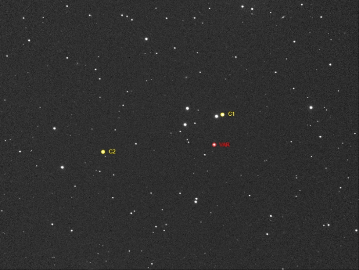 Chart - WASP-28, JD 2455832.35498