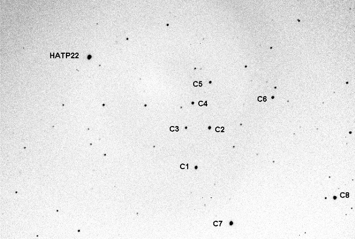 Chart - HAT-P-22, JD 2455967.66799