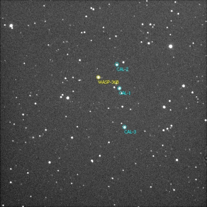 Chart - WASP-36, JD 2455986.38491