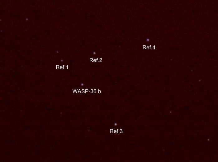Chart - WASP-36, JD 2456003.30100