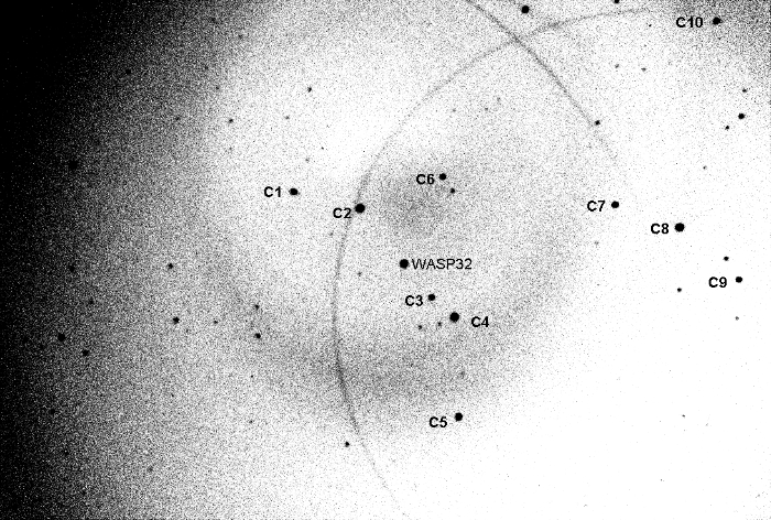 Chart - WASP-32, JD 2455928.52319