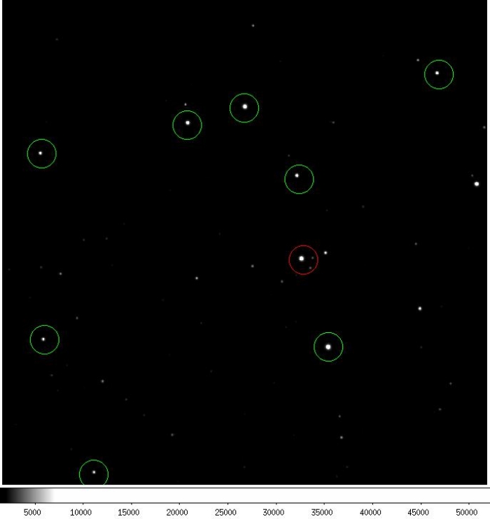 Chart - HAT-P-16, JD 2455932.51433