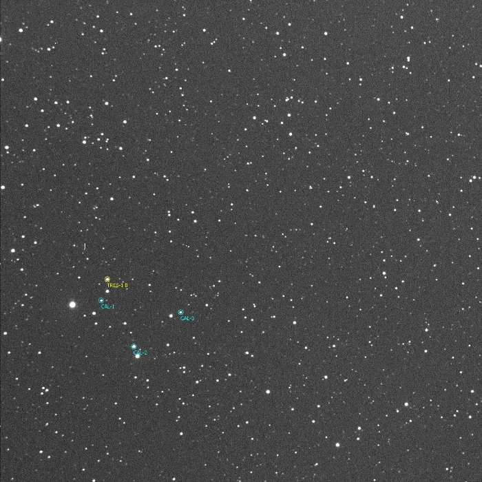 Chart - TrES-1, JD 2456071.35116