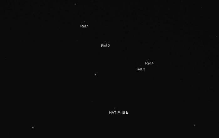 Chart - HAT-P-18, JD 2456075.38800