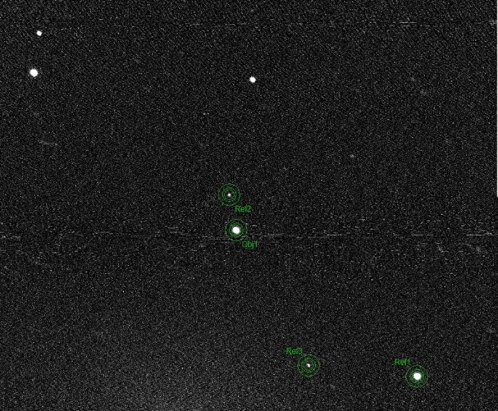 Chart - WASP-5, JD 2456127.74300