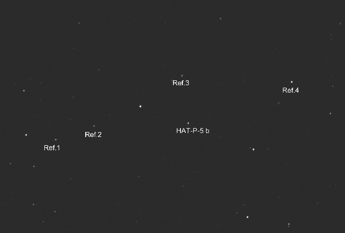 Chart - HAT-P-5, JD 2456157.35417
