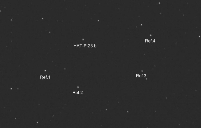 Chart - HAT-P-23, JD 2456158.45139