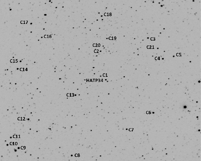 Chart - HAT-P-34, JD 2456156.67314