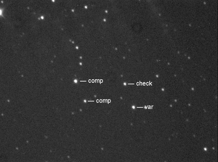 Chart - TrES-3, JD 2456184.33398