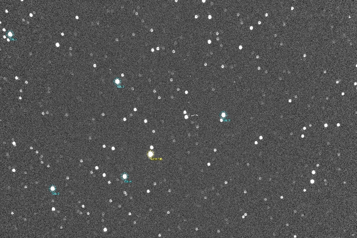 Chart - WASP-33, JD 2456184.43082