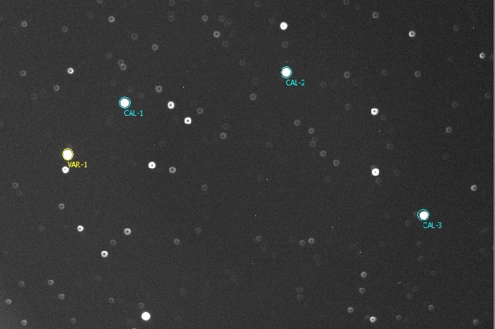 Chart - WASP-33, JD 2456233.25894