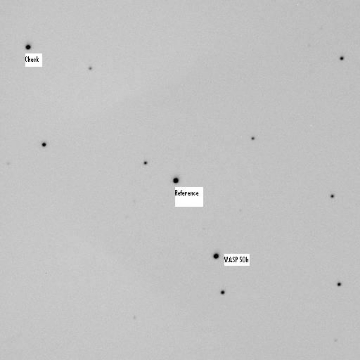 Chart - WASP-50, JD 2456252.61513