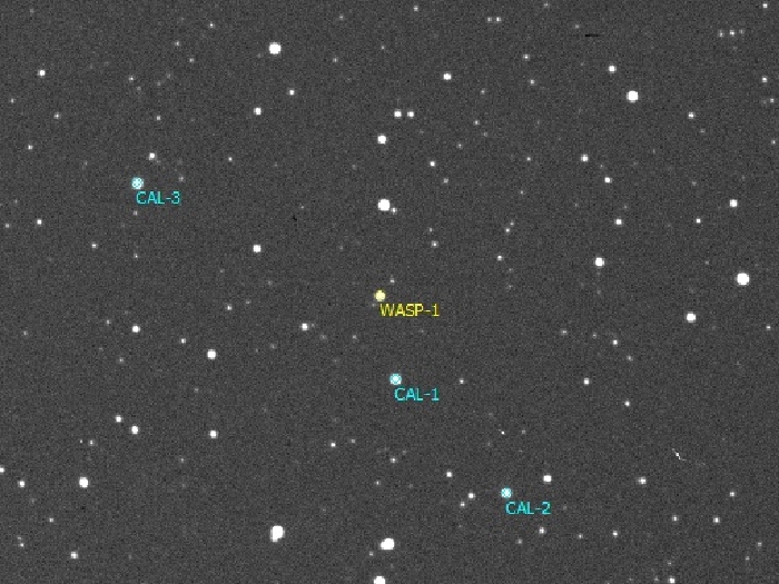 Chart - WASP-1, JD 2456291.22651
