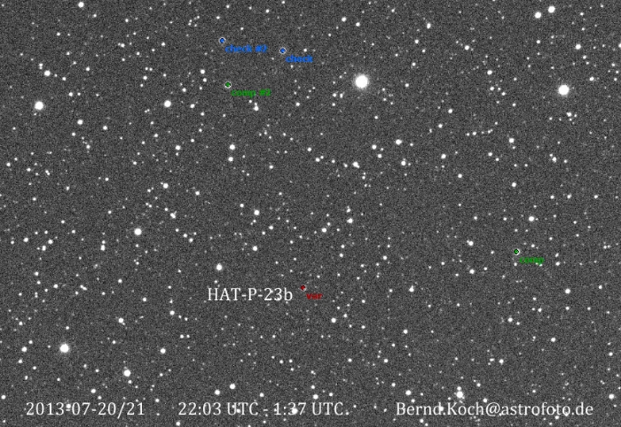 Chart - HAT-P-23, JD 2456494.42329