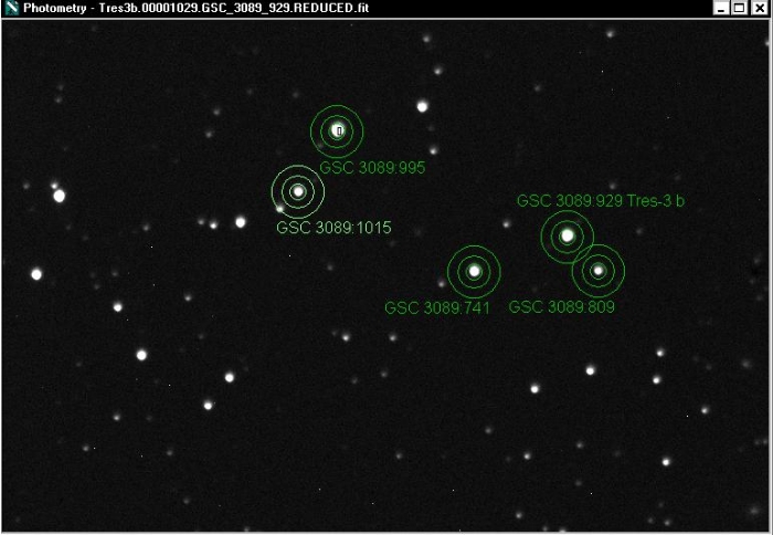 Chart - TrES-3, JD 2456500.44600