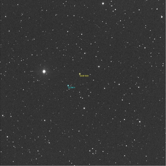 Chart - WASP-58, JD 2456523.41560