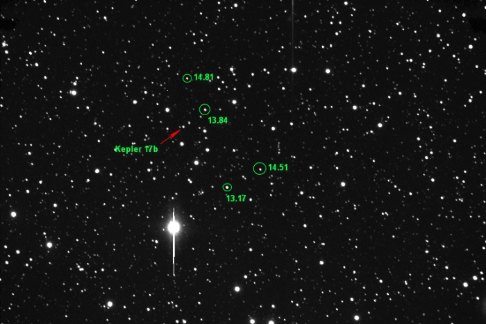Chart - Kepler-17, JD 2456509.39279