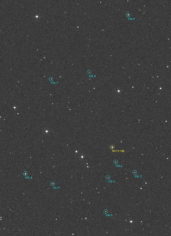Chart - HAT-P-32, JD 2456542.41264