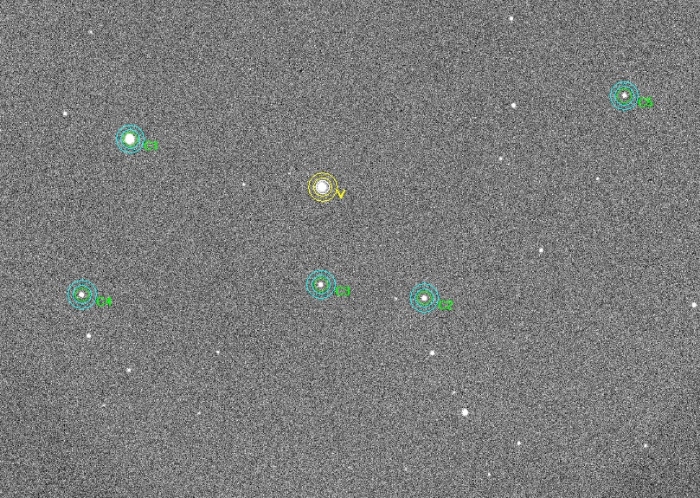 Chart - WASP-77, JD 2456596.62570