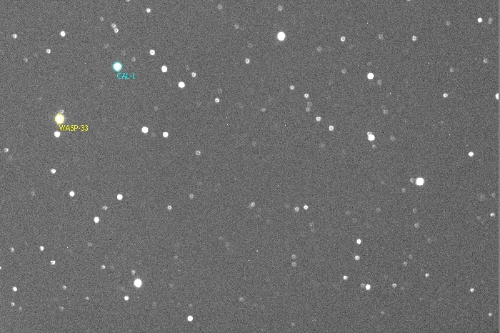 Chart - WASP-33, JD 2456633.26850