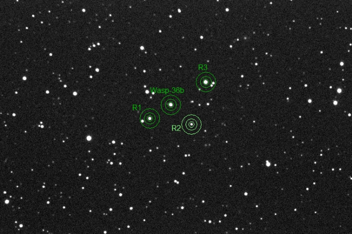 Chart - WASP-36, JD 2456630.56725