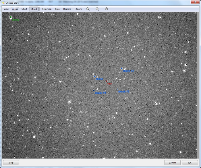 Chart - WASP-36, JD 2456630.57171