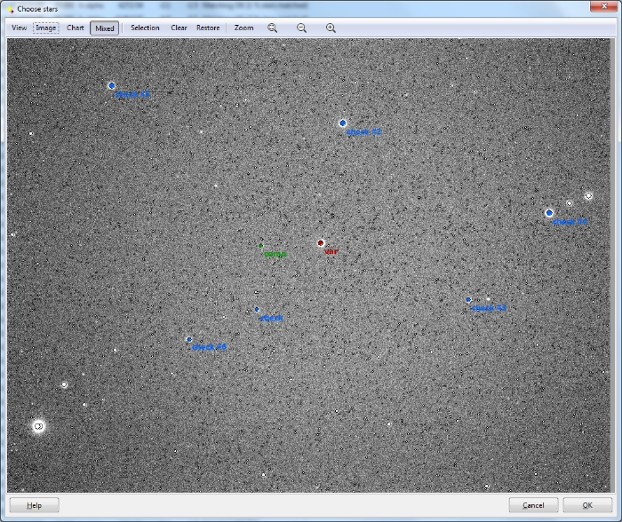 Chart - WASP-77, JD 2456629.28622
