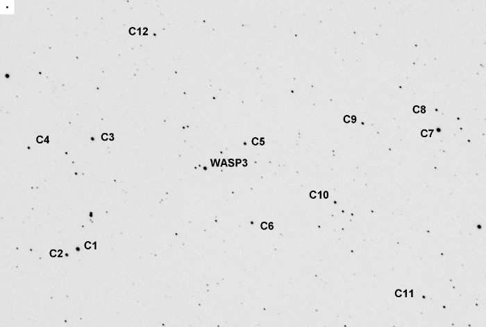 Chart - WASP-3, JD 2456594.53514