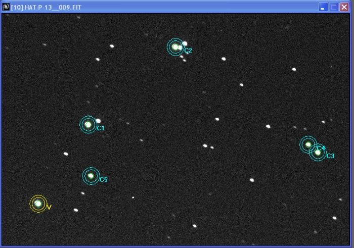 Chart - HAT-P-13, JD 2456663.62385