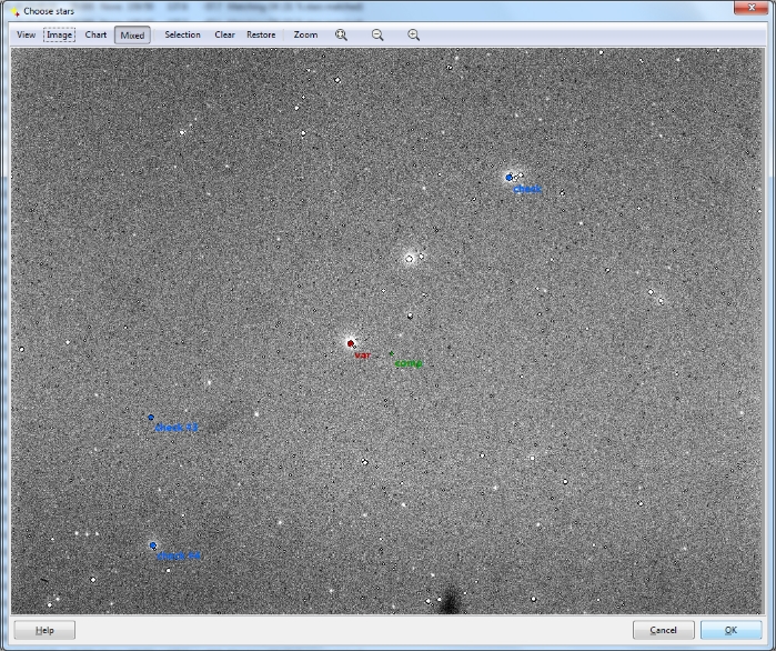 Chart - HAT-P-13, JD 2456713.28352