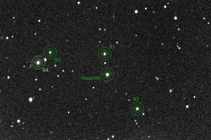 Chart - WASP-56, JD 2456746.51508