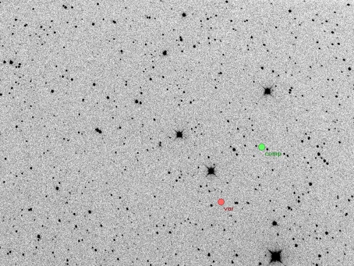 Chart - WASP-103, JD 2456771.40123