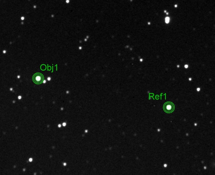 Chart - WASP-3, JD 2456777.38289