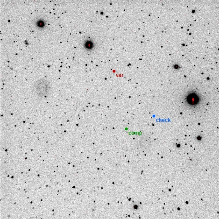 Chart - WASP-103, JD 2456803.77374