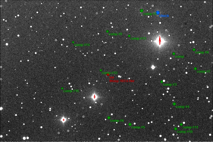 Chart - WASP-103, JD 2456771.38124