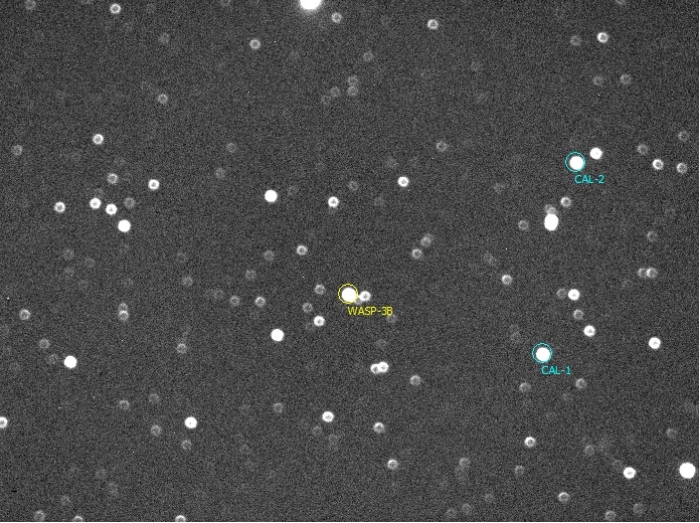 Chart - WASP-3, JD 2456884.48525