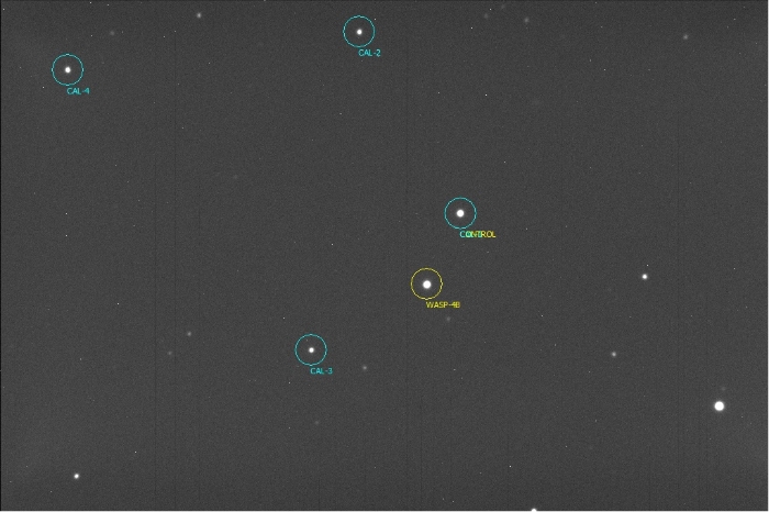 Chart - WASP-4, JD 2456908.49358