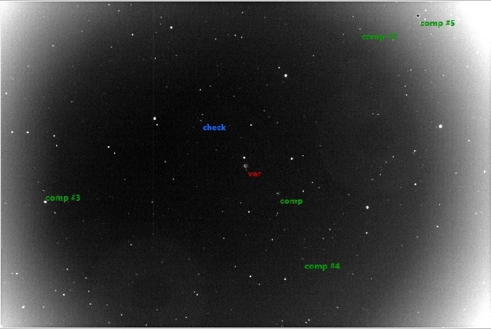 Chart - WASP-33, JD 2456922.47157