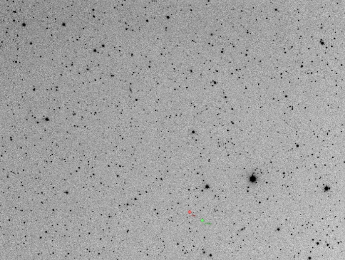 Chart - WASP-70A, JD 2456928.26432
