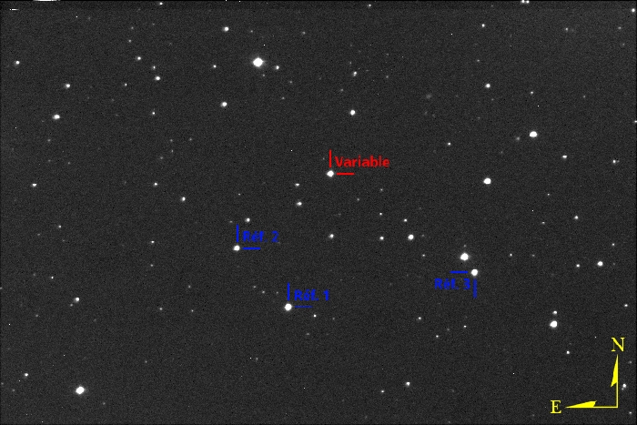 Chart - WASP-52, JD 2456927.47271