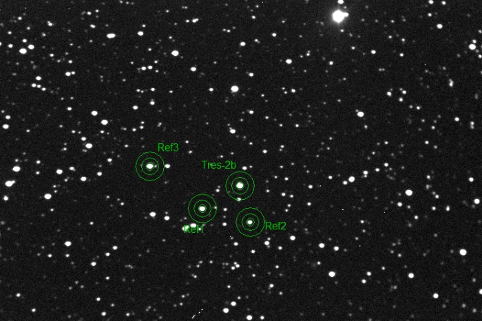 Chart - TrES-2, JD 2456922.31863